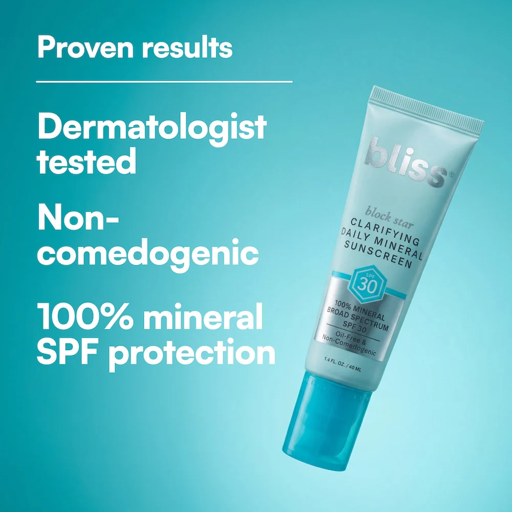 Block Star Clarifying Mineral Sunscreen SPF 30 - Image 3